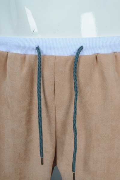 WTV169 Customized Winter Contrast Casual Set Golden Pants Bag Zipper 100% Poly Sports Suit Shop detail view-14